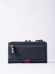 Lakeland Leather Black Hartsop Leather Double Zip Purse - Image 4 of 6