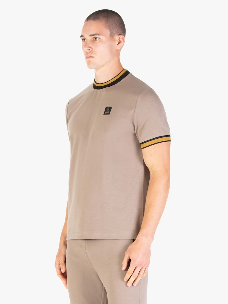 Luke 1977 Coron Brown T-Shirt Charcoal Hardnut Black Gold - Image 1 of 7