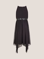 Monsoon Black Idaho Halter Chiffon Prom Dress - Image 2 of 4