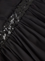 Monsoon Black Idaho Halter Chiffon Prom Dress - Image 3 of 4