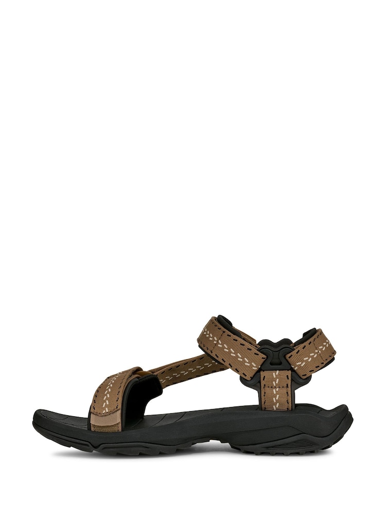 Buy Teva Brown Terra Fi Lite Sandals from Next USA display picture 1