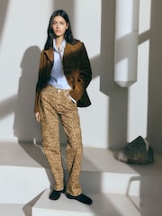 BHOEM Real Leather Straight Tan Brown Jacket - Image 2 of 7