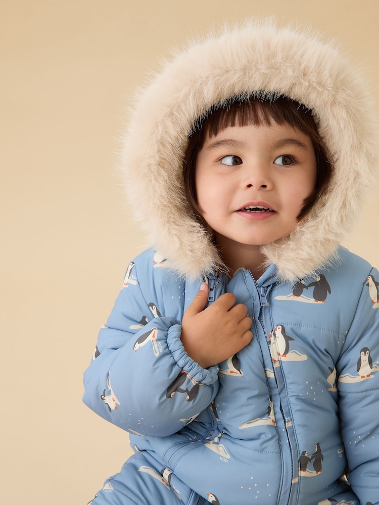 MORI Supersoft Cosy Zip-Up Lined Snowsuit - Image 2 of 7