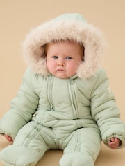MORI Supersoft Cosy Zip-Up Lined Snowsuit - Image 1 of 7