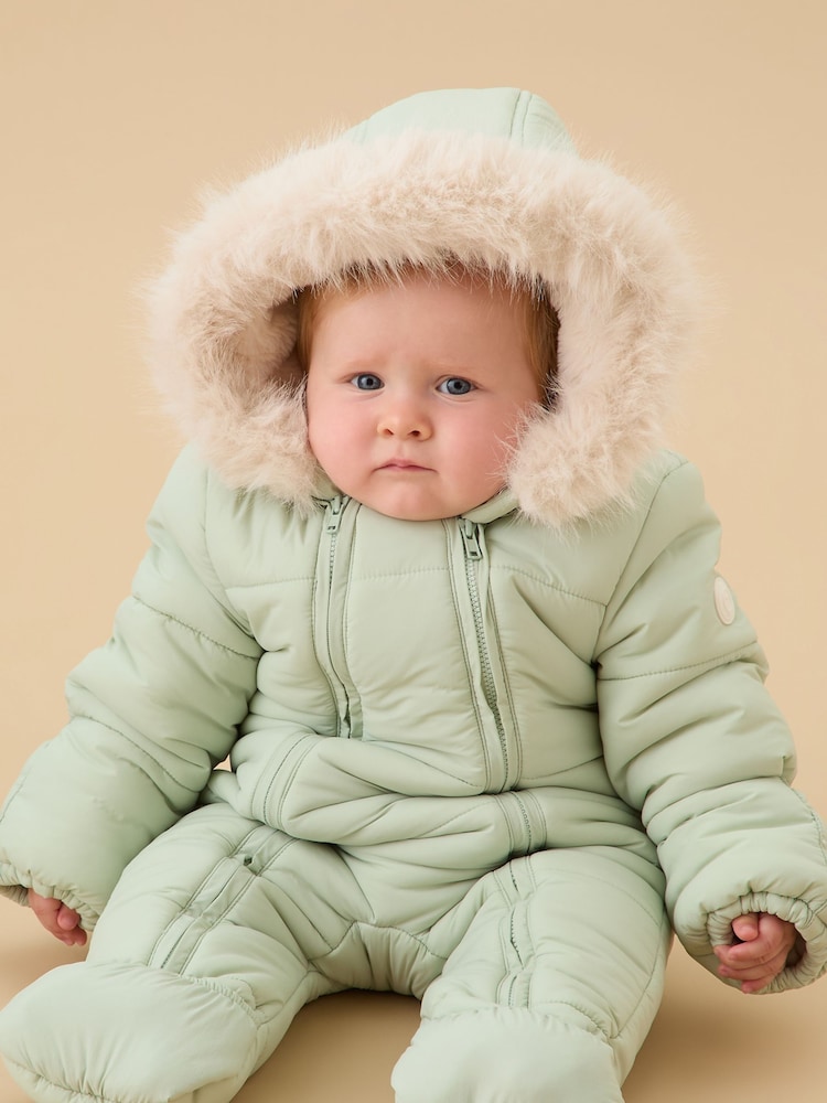 MORI Supersoft Cosy Zip-Up Lined Snowsuit - Image 1 of 7