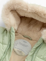 MORI Supersoft Cosy Zip-Up Lined Snowsuit - Image 4 of 7