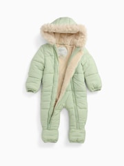 MORI Supersoft Cosy Zip-Up Lined Snowsuit - Image 6 of 7