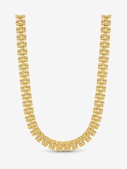 Jon Richard Gold Plated 18K Gate Chain Necklace - Image 3 of 4