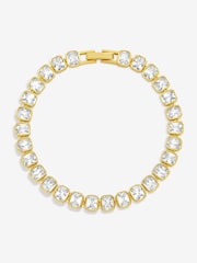 Jon Richard Gold Plated 18K and Crystal Tennis Bracelet - Image 1 of 3