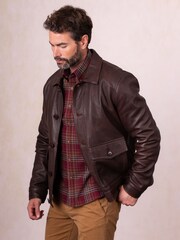 Lakeland Leather Red Embleton Jacket - Image 4 of 7