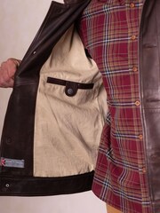Lakeland Leather Red Embleton Jacket - Image 6 of 7