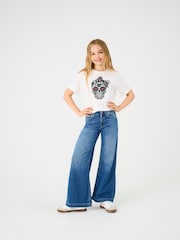 KIDS ONLY Blue Wide Flared Jeans - Imagen 1 de 1