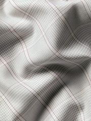 Charles Tyrwhitt Grey Silver Pow Check Non-Iron Twill Slim Fit Shirt - Image 7 of 7