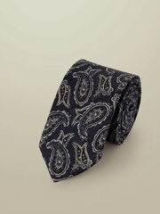 Charles Tyrwhitt Paisley Wool Tie - صورة 1 من 2