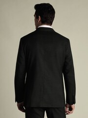 Charles Tyrwhitt Green Forest Puppytooth Slim Fit Italian Suit Jacket - Image 2 of 5