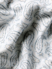 Charles Tyrwhitt White Non-Iron Stretch Paisley Print Slim Fit Shirt - Image 7 of 7