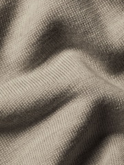Charles Tyrwhitt Natural Limestone Pure Merino Crew Neck Jumper - Image 4 of 5