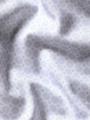 Charles Tyrwhitt White Non-Iron Stretch Decorative Print Slim Fit Shirt - Image 7 of 7