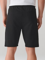 Black Slim Fit Zip Pocket Jersey Shorts - Image 3 of 8