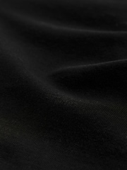 Black Slim Fit Zip Pocket Jersey Shorts - Image 7 of 8