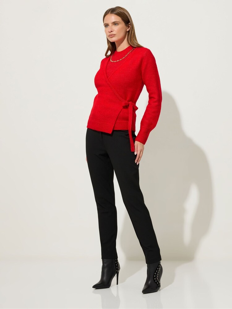 Star by Julien MacDonald Red 2 In 1 Cardigan With Necklace - Image 2 of 6