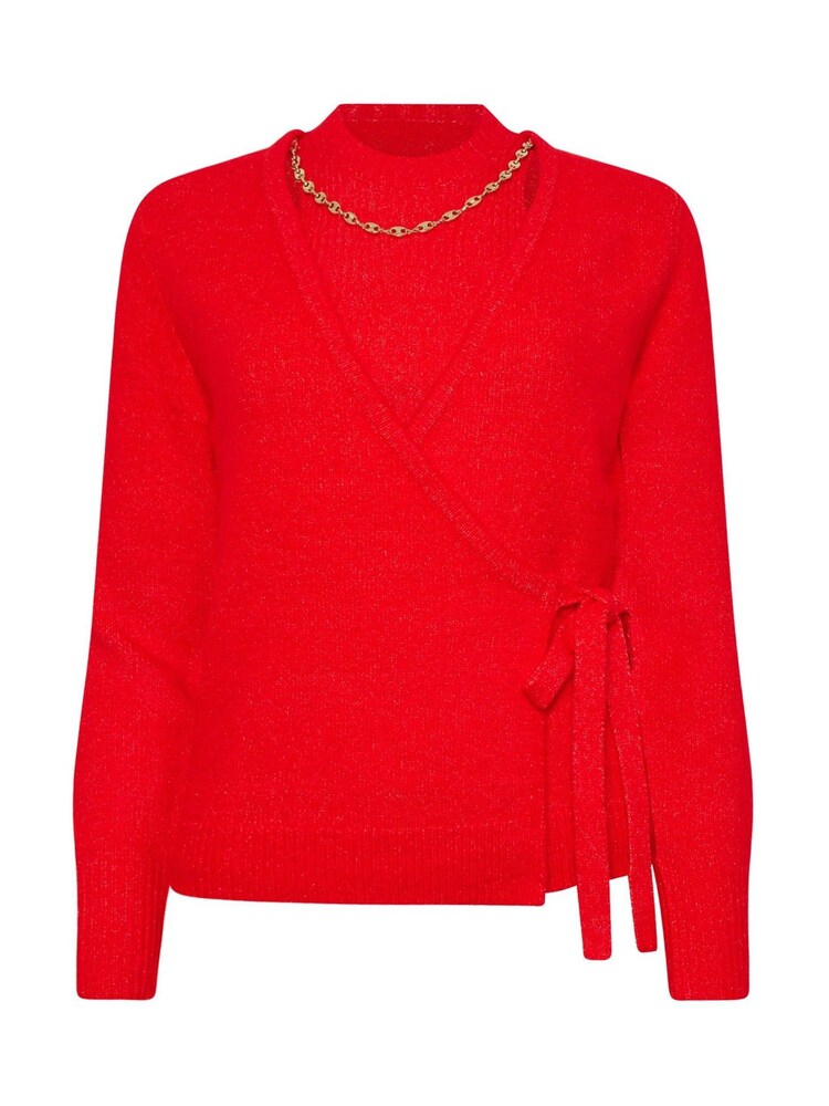 Star by Julien MacDonald Red 2 In 1 Cardigan With Necklace - Image 6 of 6