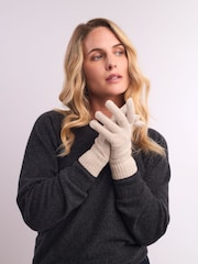 Celtic & Co. Cream Supersoft Gloves - Image 1 of 4
