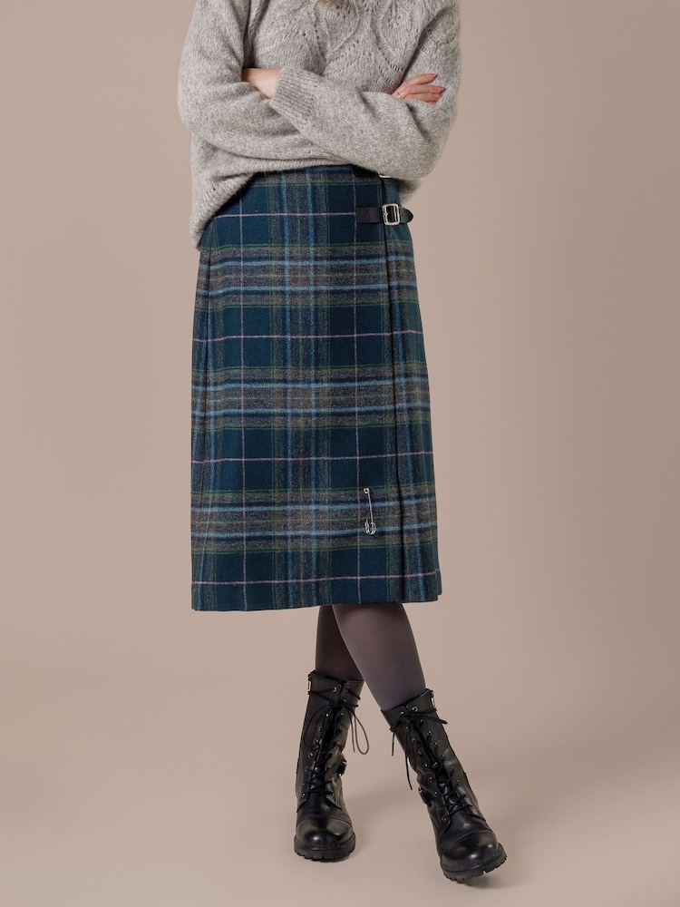 Celtic & Co. Midi Celt Kilt Skirts - 7şəkildən 1 şəkil