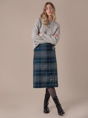 Celtic & Co. Midi Celt Kilt Skirts - 7şəkildən 3 şəkil