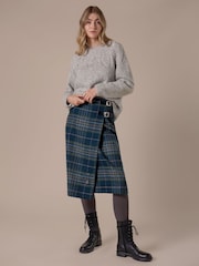 Celtic & Co. Midi Celt Kilt Skirts - 7şəkildən 4 şəkil