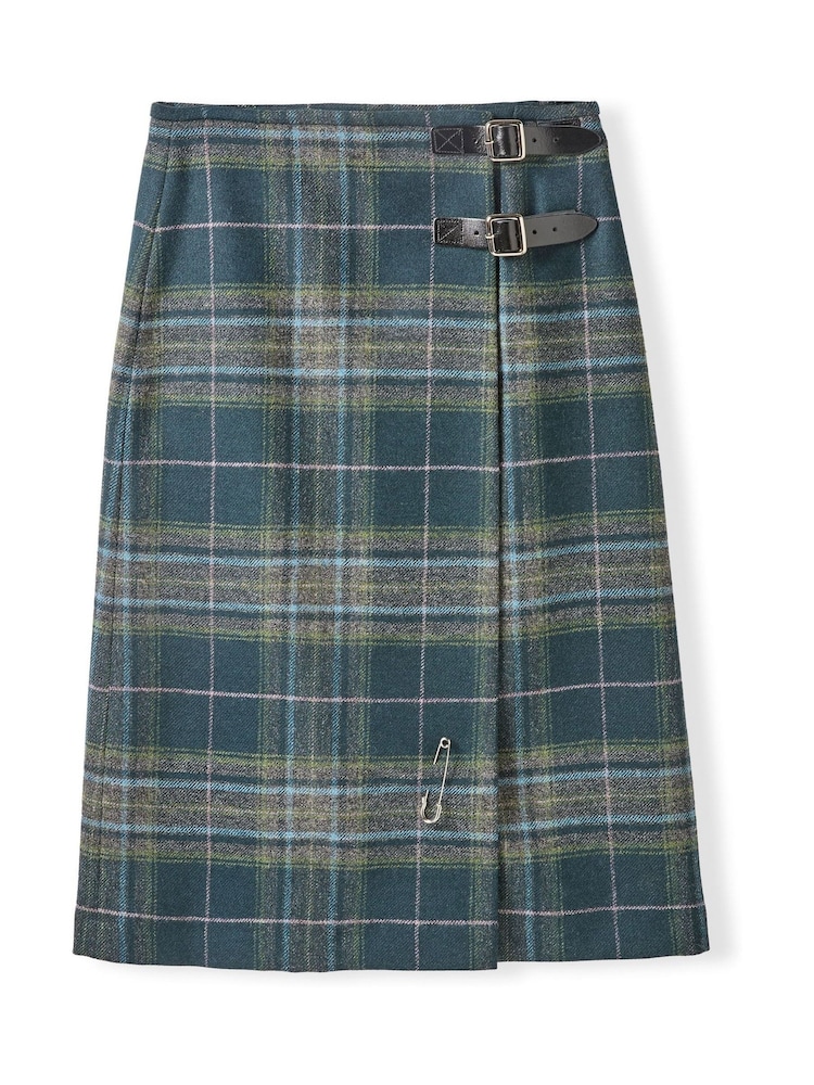 Celtic & Co. Midi Celt Kilt Skirts - 7şəkildən 7 şəkil