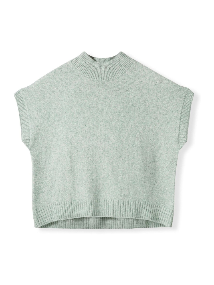 Celtic & Co. Blue Woolly Funnel Neck Top - Image 4 of 4