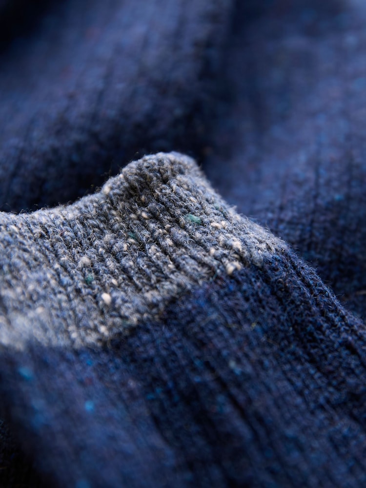 Celtic & Co. Ladies Blue Donegal Boot Socks - Image 3 of 3 Celtic & Co. Ladies Blue Donegal Boot Socks - Image 3 of 3