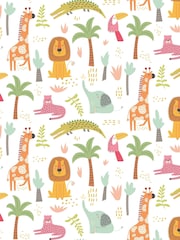 Hoopla Walls Pink Safari Boogie 10m Wallpaper - Image 2 of 2