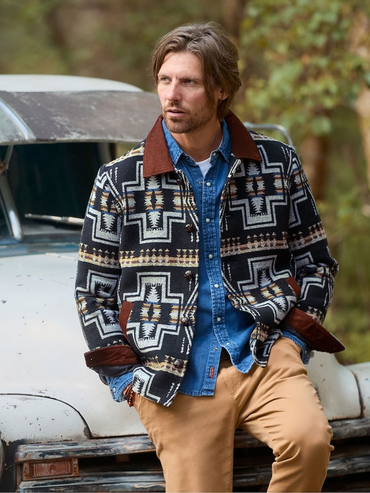 Joe Browns Black Rustic Long Sleeve Jacket - Image 1 of 7 Joe Browns Black Rustic Long Sleeve Jacket - Image 1 of 7