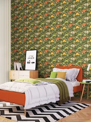 Hoopla Walls Green Jurassic Party 10m Wallpaper - Image 1 of 2