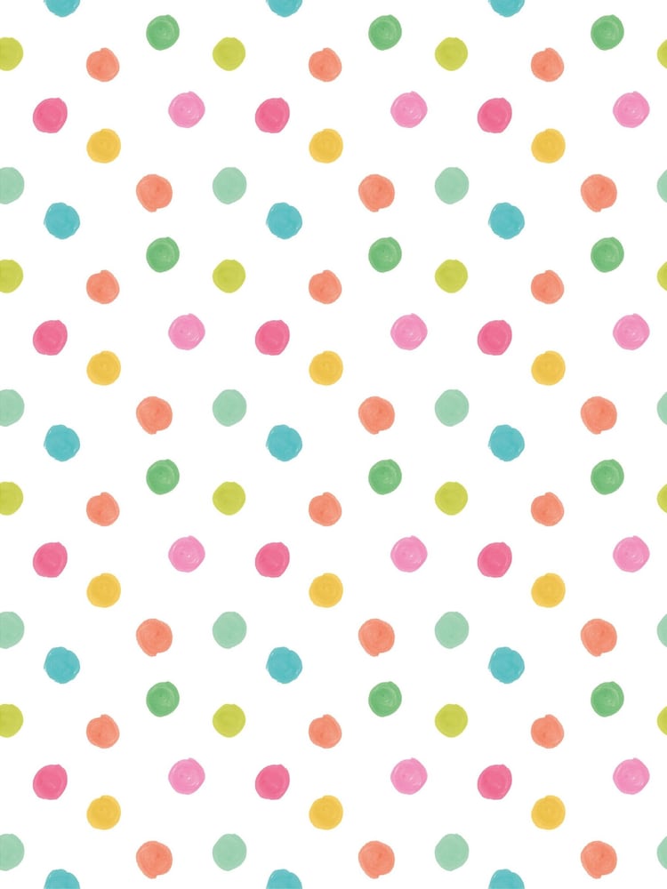 Hoopla Walls Pink Dotty 10m Wallpaper - Image 2 of 2