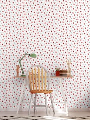 Hoopla Walls Red Strawberry Sprinkles 10m Wallpaper - Image 1 of 2