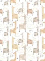 Hoopla Walls Natural Giraffe Friends 10m Wallpaper - Image 2 of 2