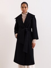 Phase Eight Black Annabel Collar Coat - Image 1 of 7