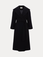 Phase Eight Black Annabel Collar Coat - Image 6 of 7