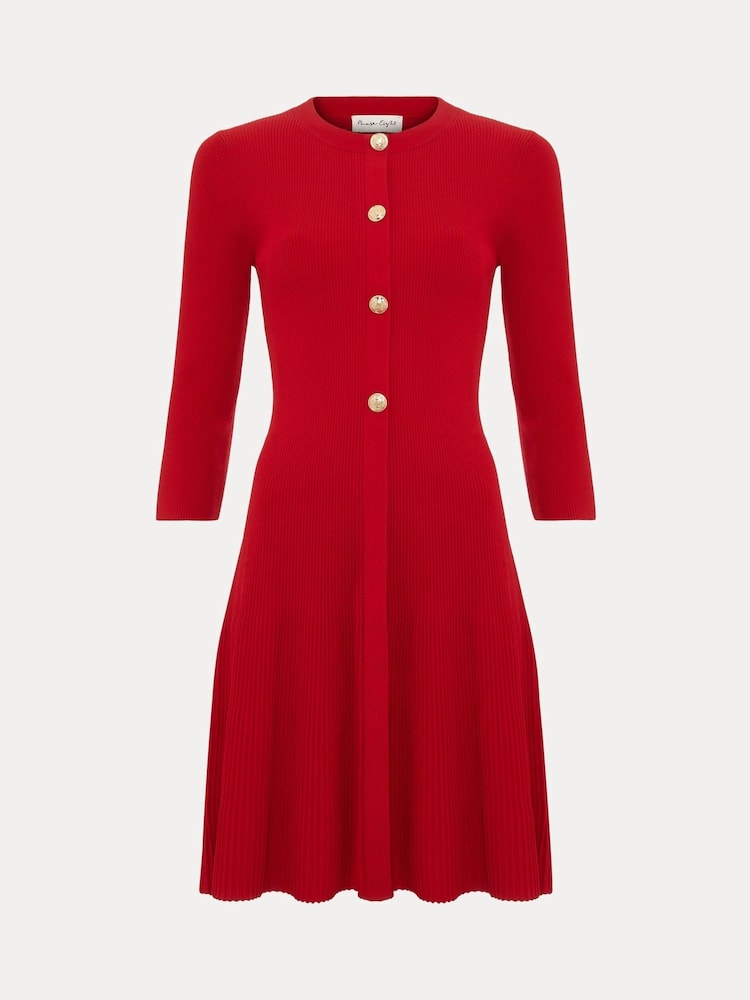 Phase Eight Red Rachel Swing Dress - Image 7 of 7 Phase Eight Red Rachel Swing Dress - Image 7 of 7