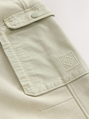 Sage Green Slim Fit Utility Loopback Slim Joggers - Image 9 of 10