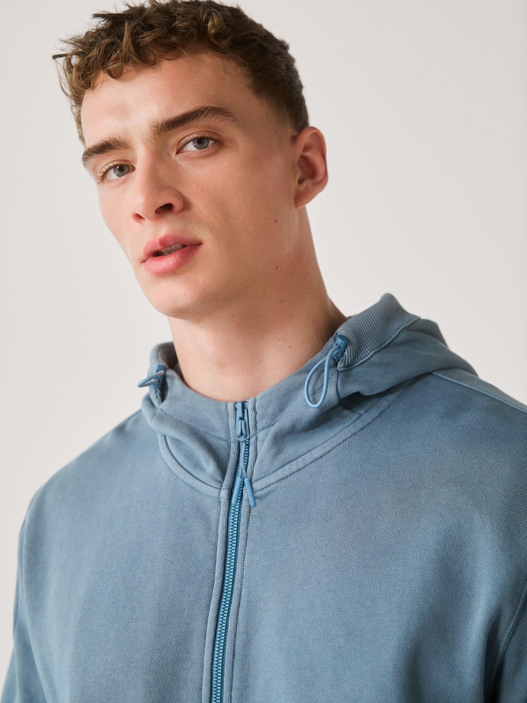 Buy Blue Zip Through Overhead Utility Hoodie from Next South Africa