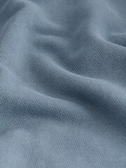 Blue Garment Washed Utility Full Zip Hoodie - Image 6 of 8