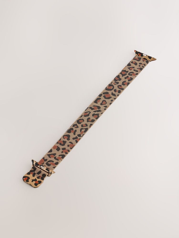 Leopard Print Strap Watch - Image 1 of 4