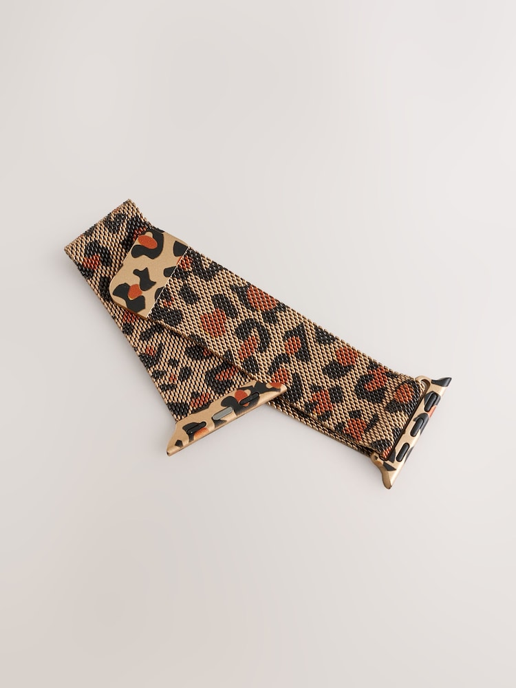 Leopard Print Strap Watch - Image 4 of 4
