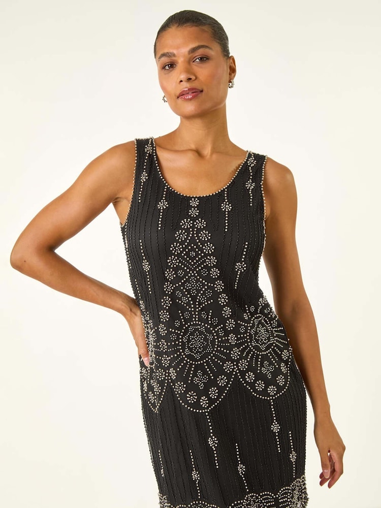 ribbon stripe midi dress Fiona Midi Dress