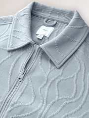 Grau, Blau - Textured Floral Shacket - Bild 9 von 10