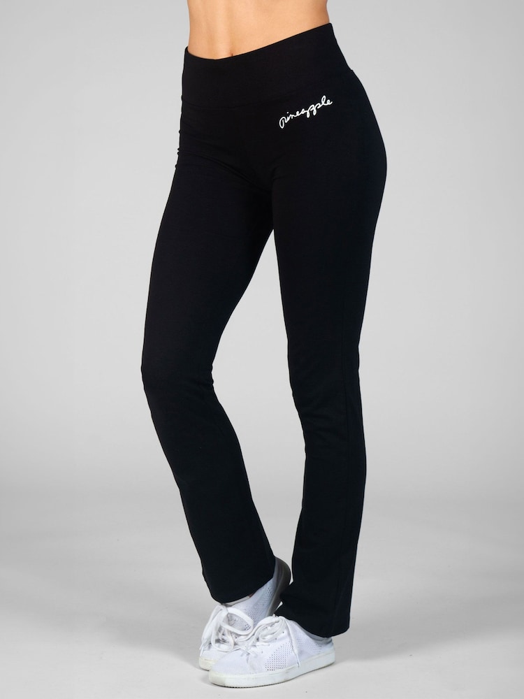 Pineapple Black Womens Petite Slim Fit Jersey Trousers - Image 1 of 5 Pineapple Black Womens Petite Slim Fit Jersey Trousers - Image 1 of 5